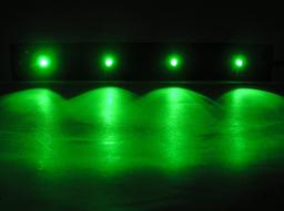 LED downlight grön