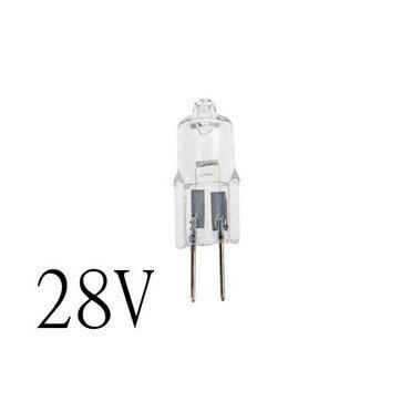 Halogenglödlampa 28V 20W G4