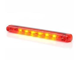 Bromsljus LED (12-24V) Röd lins