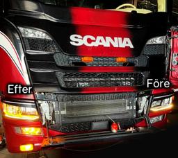 Reflektorljus för Scania 2016+